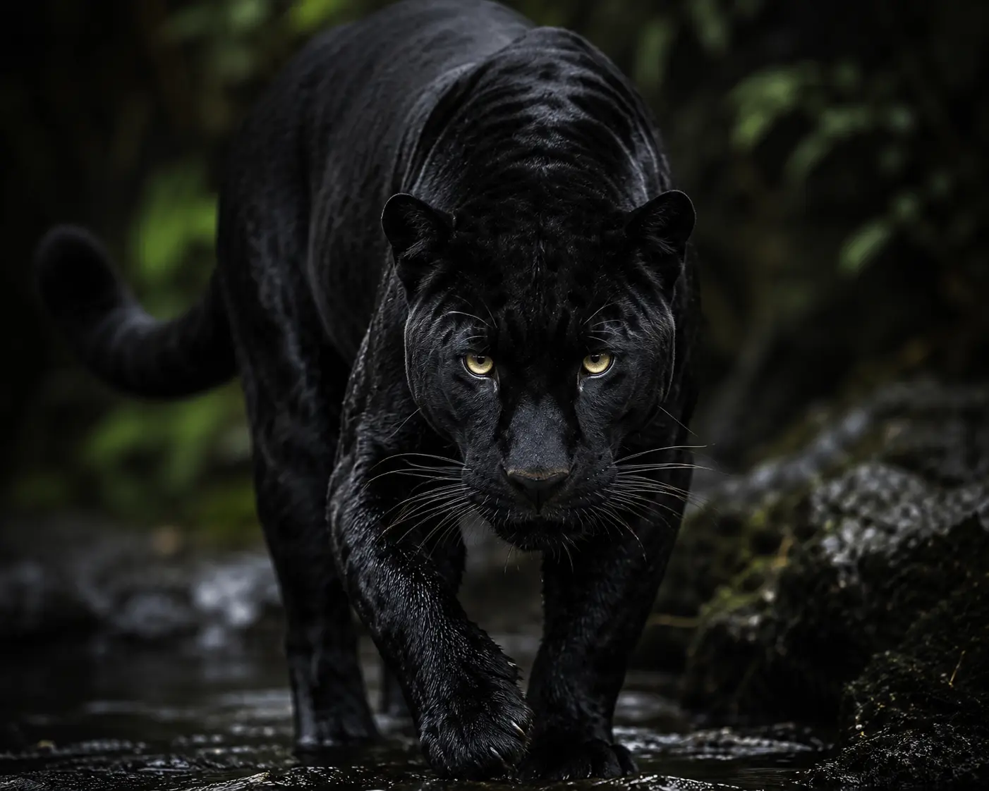 Black panther associated with Kabini and Nagarhole sightings
